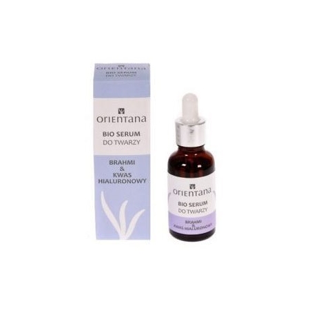 Orientana, BIO SERUM do twarzy BRAHMI I KWAS HIALURONOWY, 30ml